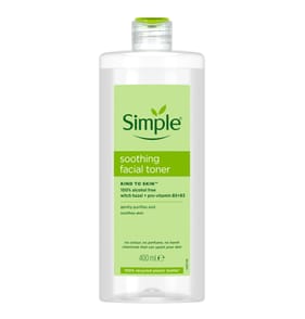 Simple Kind to Skin Facial Toner Soothing 400ml