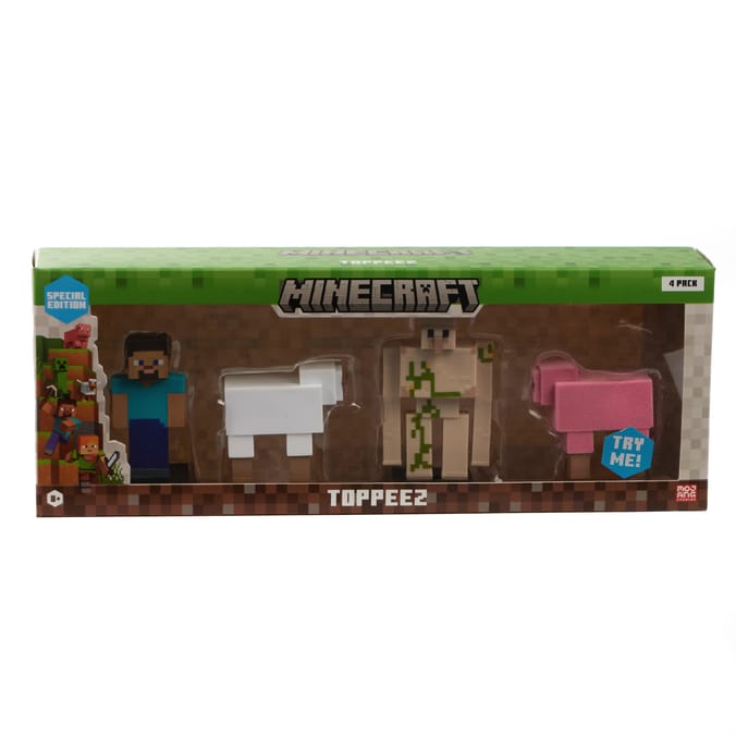 Minecraft Toppeez 4 Pack