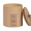 The Lifestyle Edit Autumn Ceramic Ribbed Candle - Pumpkin Spice