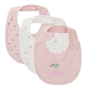 Pure Baby Bibs 3 Pack - Pink