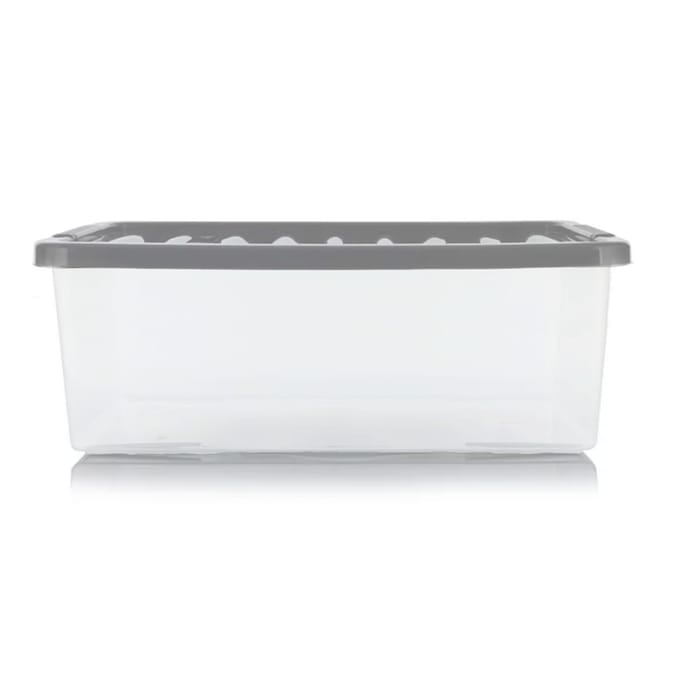 Home Utility 45 Litre Plastic Storage Box & Lid