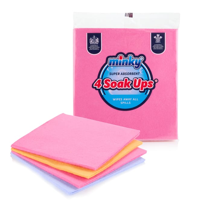 Minky Soak Ups 4 Pack
