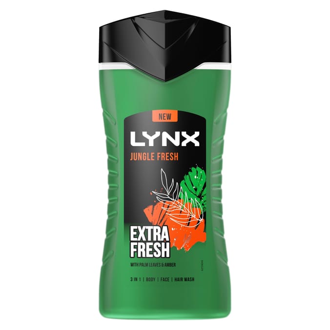 Lynx 3-in-1 Body Wash Jungle Fresh 225ml