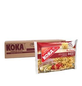 Koka The Original Beef Flavour Oriental Instant Noodles 85g x30