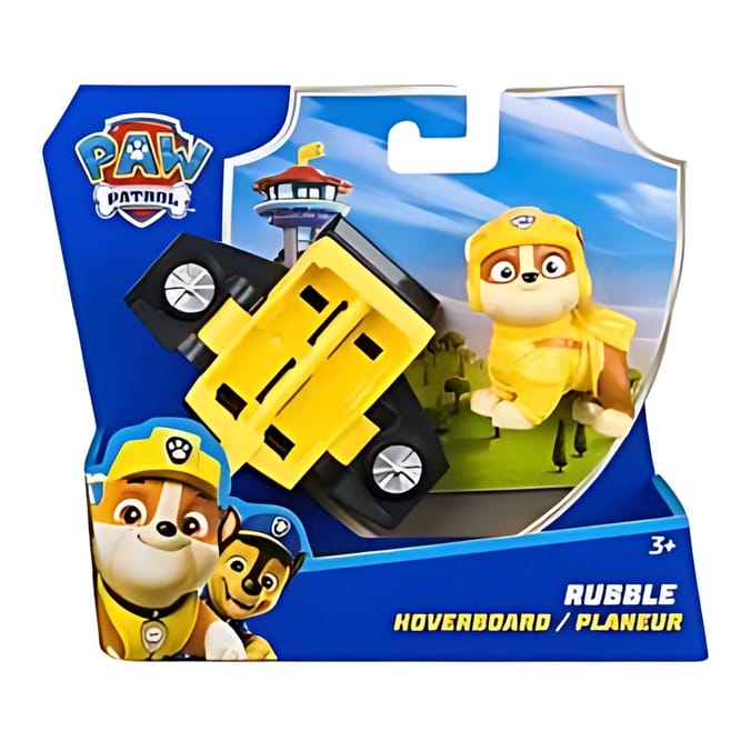 Paw Patrol Action Figure & Hoverboard Set - Rubble