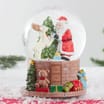 Winter Charm Musical Snowglobe - Santa