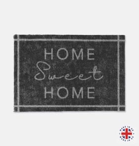 Home Sweet Home Charcoal Door Mat 40x60