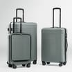 Salisburys Hard Shell Lisbon Expandable Suitcase - Grey