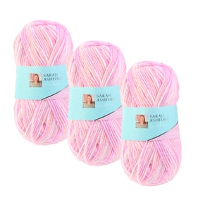 Sarah Ashford Printed Yarn 3 Pack - Pink