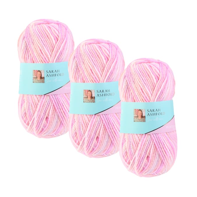 Sarah Ashford Printed Yarn 50g 3 Pack