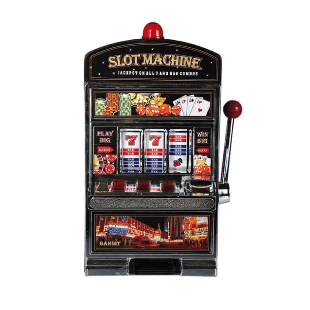 Casino Slot Machine Mini Savings Bank | Home Bargains