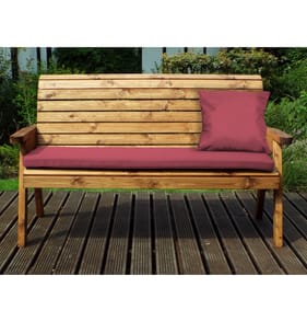 Charles Taylor 3 Seat Winchester Bench - Burgundy HB20B