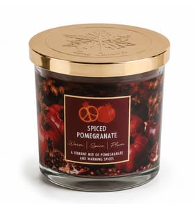 Ivy Cottage Fall Scented Candle 350g - Spiced Pomegranate