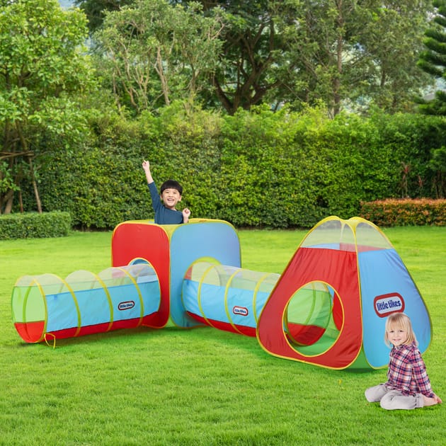 Pop up play tent and tunnel best sale