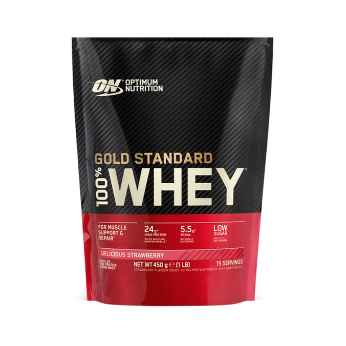 Optimum Nutrition Gold Standard 100% Whey Protein 450g - Delicious Strawberry