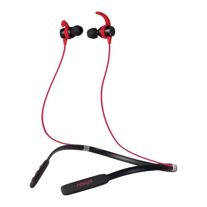 HMDX Edge Wireless Sports Earbuds with Mic - Black