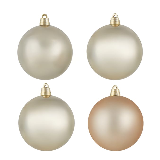 Festive Feeling 15cm Christmas Bauble 4 Pack