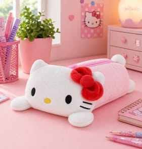 Hello Kitty Plush Pencil Case