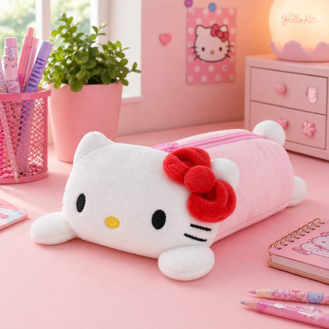 Hello Kitty Plush Pencil Case