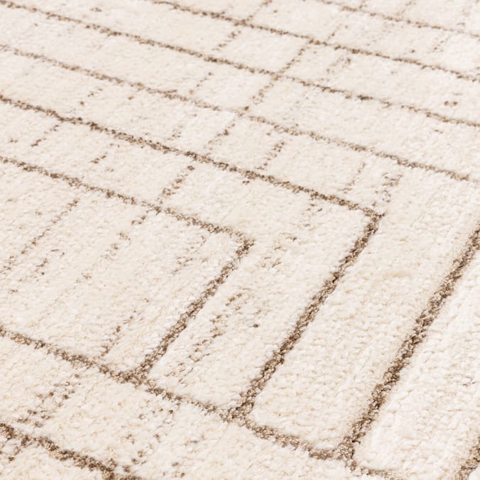 Asiatic Oslo Angles Rug OS07 - Cream/Natural
