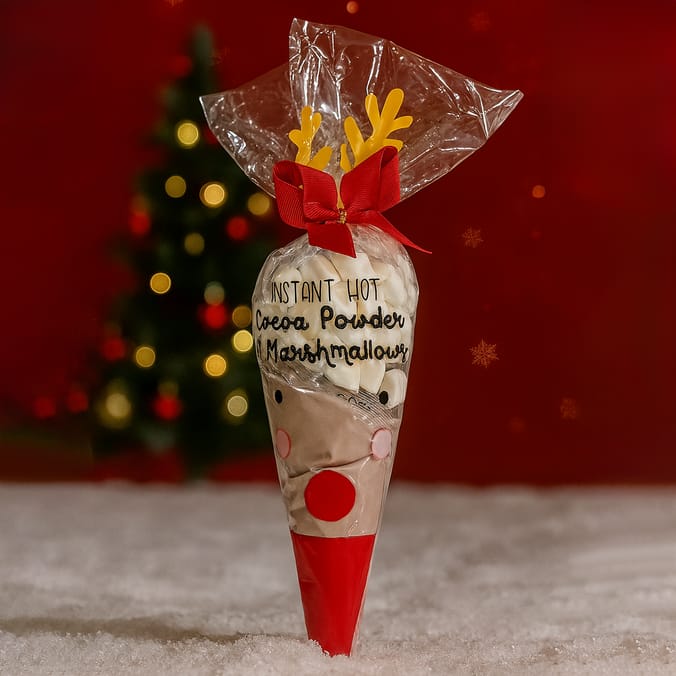 Reindeer Hot Chocolate & Marshmallows 110g