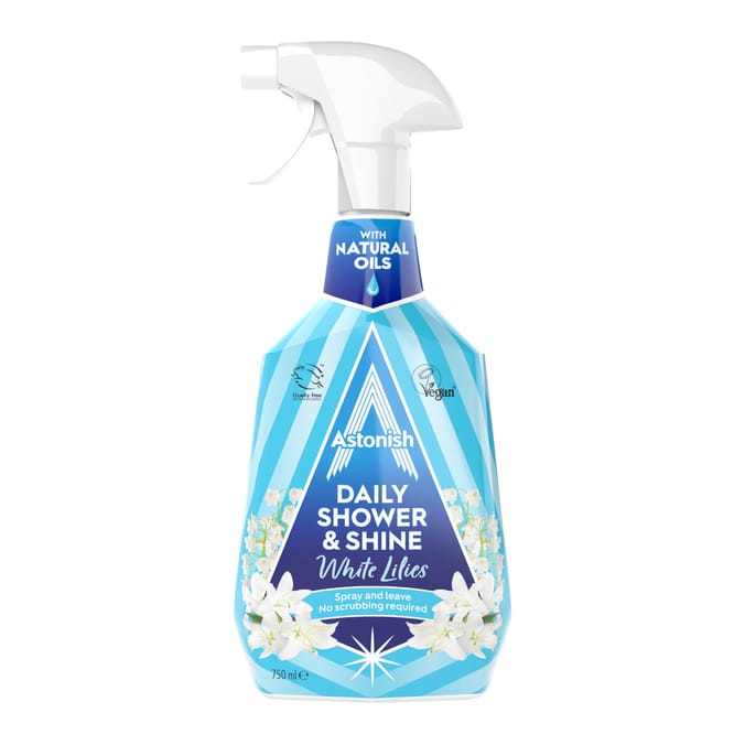 Astonish Daily Shower & Shine 750ml -  White Lillies