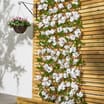 Jardin Expandable Artificial White Hyrangea Willow Trellis
