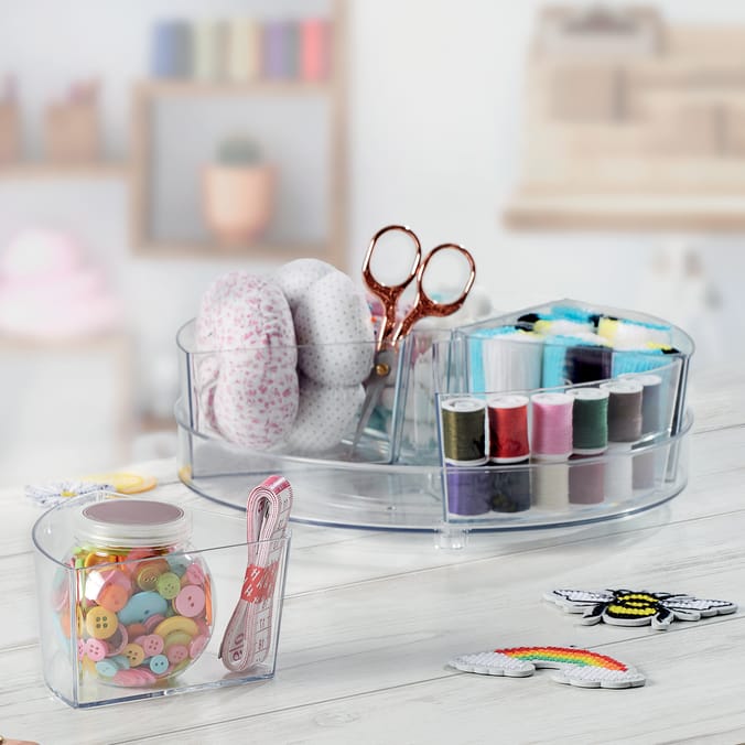 Utility Rotating Storage With 5 Compartments