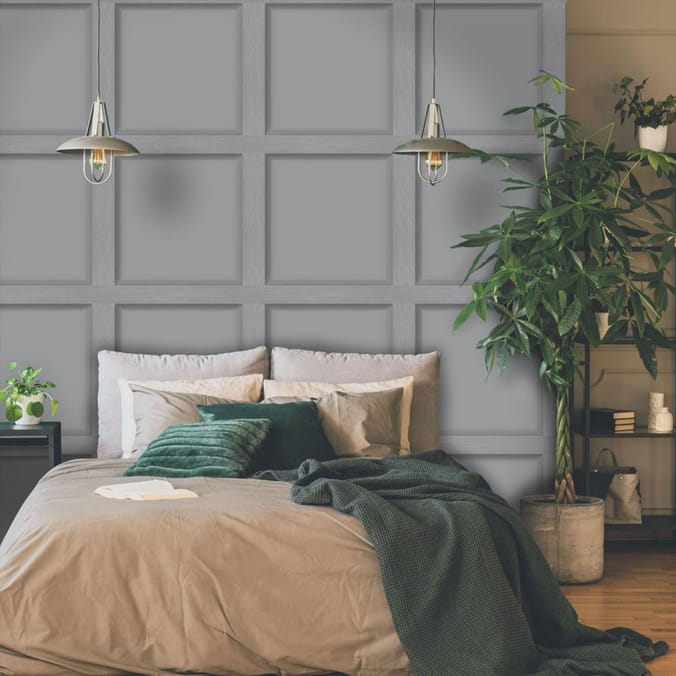 Modern Wood Panel Wallpaper 