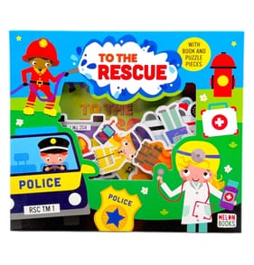 To The Rescue With Book And Puzzle Piece