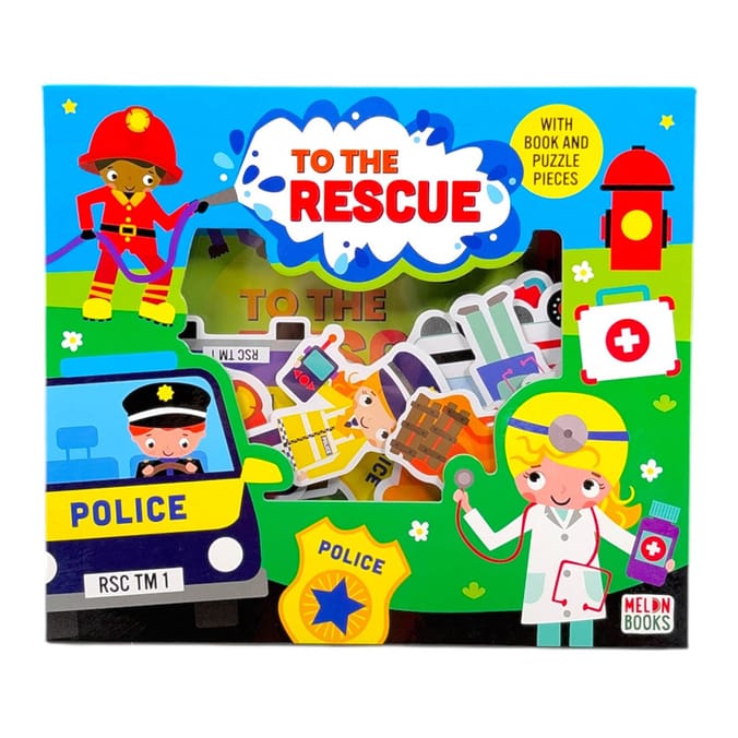 To The Rescue With Book And Puzzle Piece