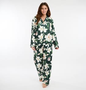Originals Button Shirt & Bottoms Floral Pyjama Set