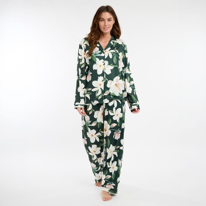 Originals Button Shirt & Bottoms Floral Pyjama Set