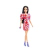 Barbie Fashionista Doll - Pink/Red Flower Dress