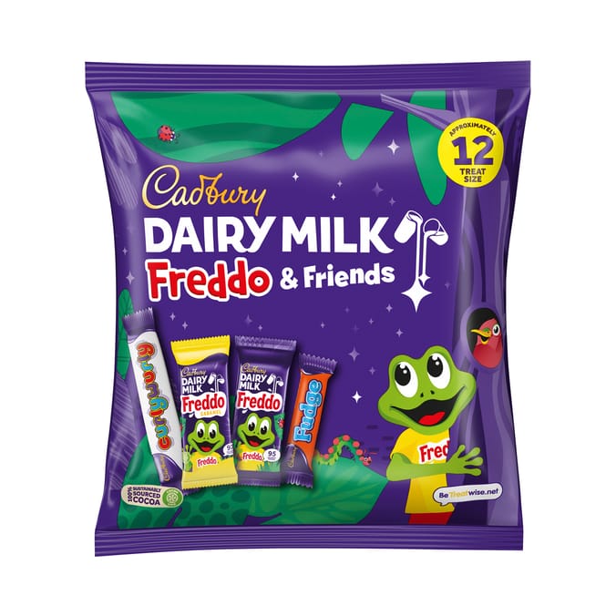 Cadbury Dairy Milk Freddo & Friends Treatsize Chocolate Bag 191g x2