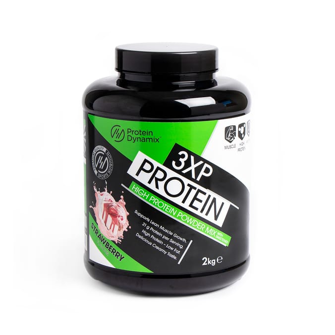 Protein Dynamix 3XP High Protein Powder Mix 2kg - Strawberry