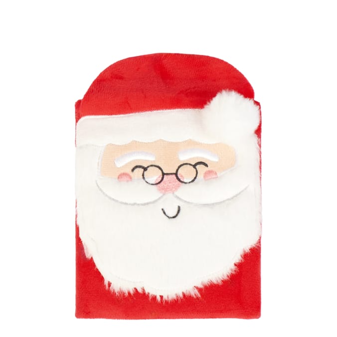 Plush Notebook - Santa