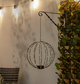 Firefly 3D Hanging Ball Solar Light