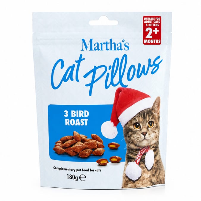 Martha's Cat Pillows - 3 Bird Roast