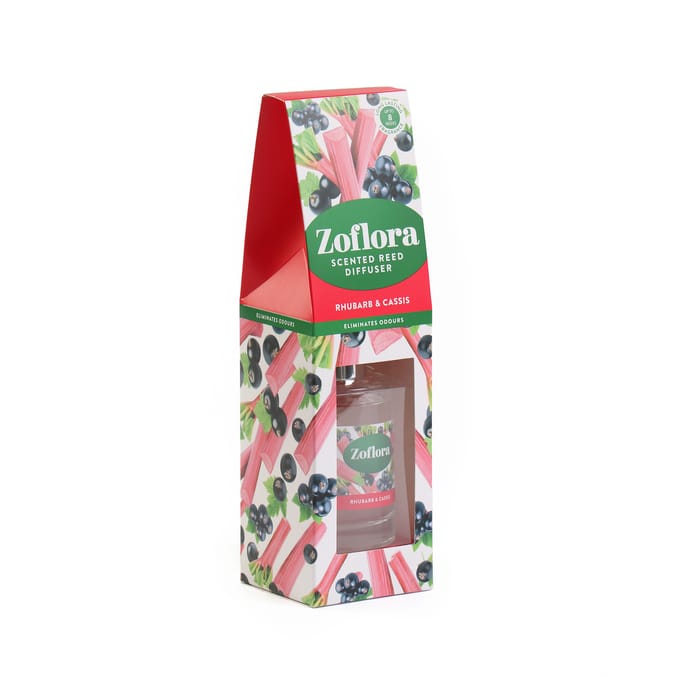 Zoflora Scented Reed Diffuser 100ml - Rhubarb & Cassis