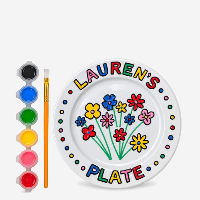 Craft Time Colour Your Own Plate