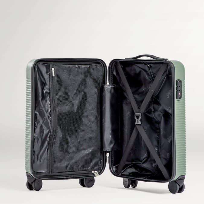 Salisburys Hard Shell Lisbon Expandable Suitcase - Green