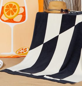 Originals Beach Towel - Black & White