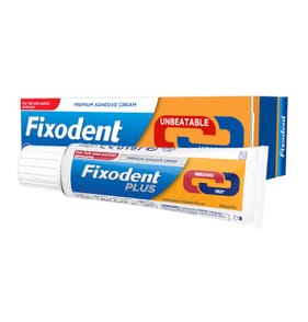 Fixodent Plus Unbeatable Bite Denture Adhesive Flavour Free 40g