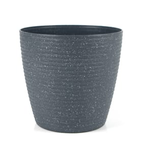 Jardin Thread Plastic Planter 28cm - Grey
