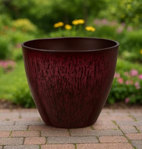  Jardin Snow Mountain Planter 38cm - Red
