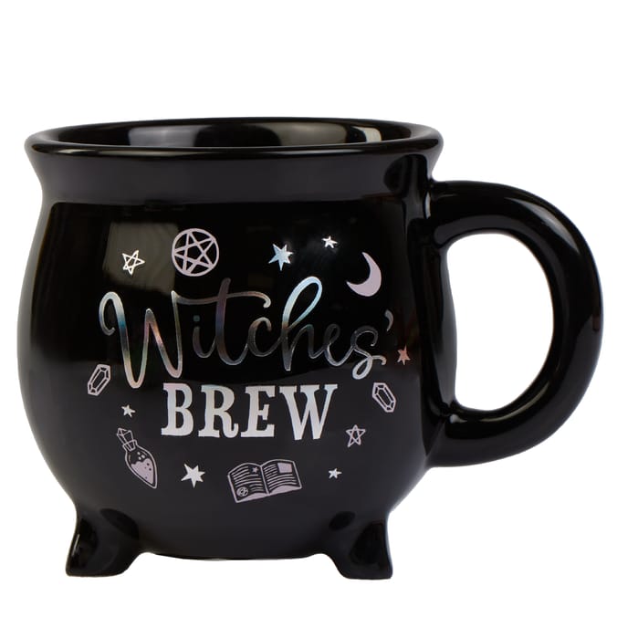 Spooks & Spells Cauldron Mug - Black