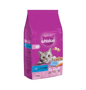 Whiskas 1+ Adult with Tuna Dry Cat Food 1.9kg