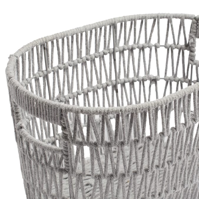 Home Collections Large Cotton Rope Woven Basket