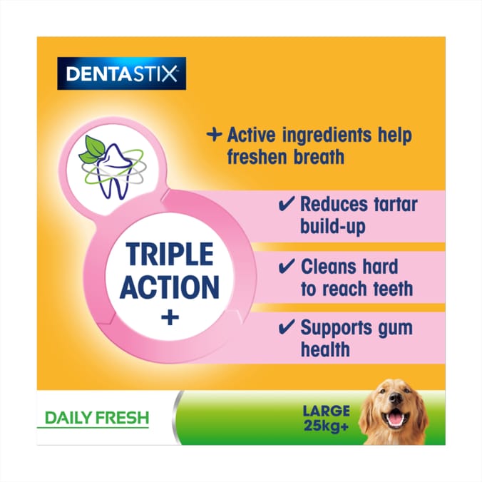 Pedigree Dentastix 21 Fresh Adult Large Dog Treats 810g